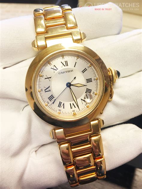 cartier gold watches for women